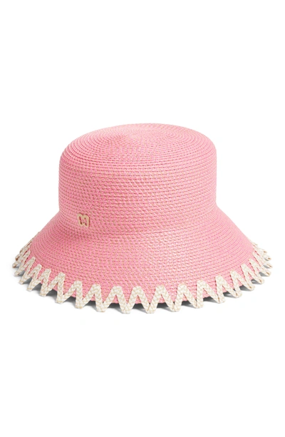 Shop Eric Javits Eloise Squishee Bucket Hat - Pink In Pink Mix