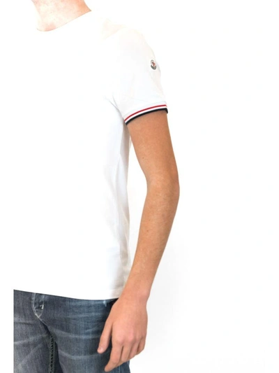 Shop Moncler Classic T-shirt In White