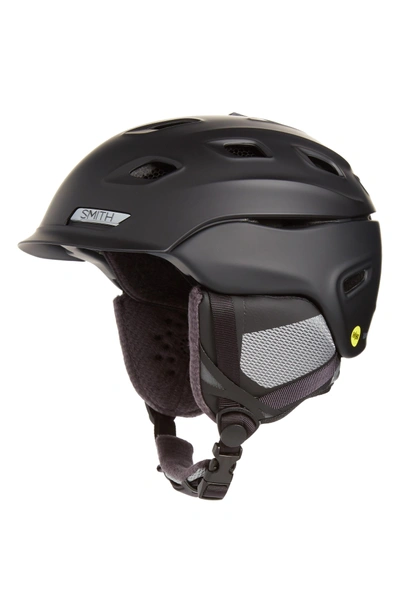 Shop Smith Vantage Snow Helmet With Mips - Black In Matte Black