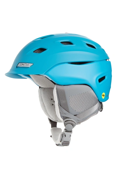 Shop Smith Vantage Snow Helmet With Mips - Blue In Matte Mineral