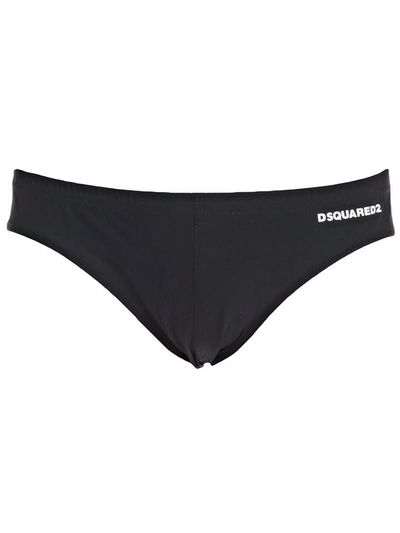 Shop Dsquared2 Swimming Trunks In Nero