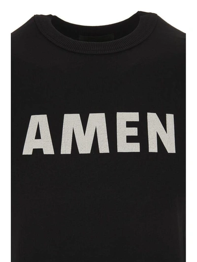 Shop Amen T-shirt In Nero