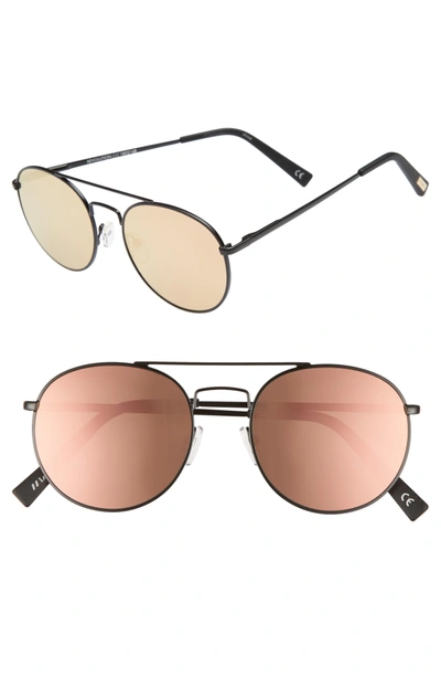 Shop Le Specs Revolution 53mm Aviator Sunglasses - Matte Black