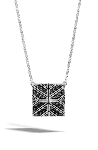 Shop John Hardy Sapphire Pendant Necklace In Silver