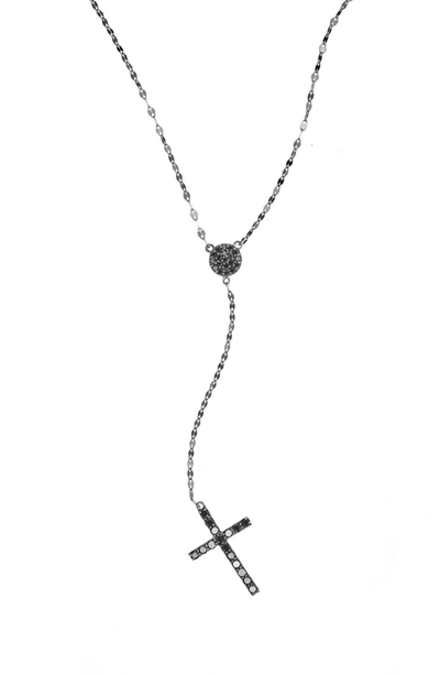Shop Lana Jewelry 'crossary' Y-necklace In Black