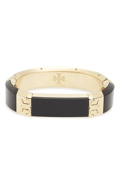 Shop Tory Burch For Fitbit Alta Bracelet In Tortoise / Tory Gold