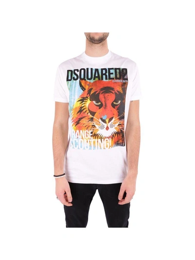 Shop Dsquared2 Cotton T-shirt In White