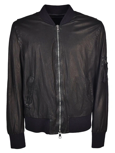 Shop Neil Barrett Classic Bomber In Black