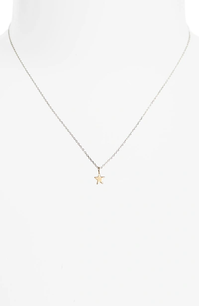 Shop Madewell Vermeil Pendant Necklace In Star/ Gold
