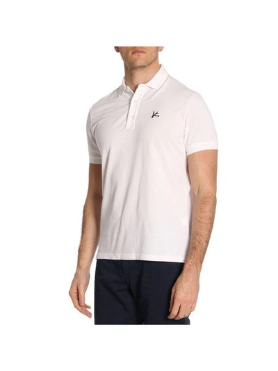 Shop Isaia T-shirt T-shirt Men  In White