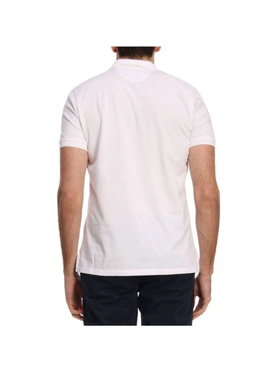 Shop Isaia T-shirt T-shirt Men  In White