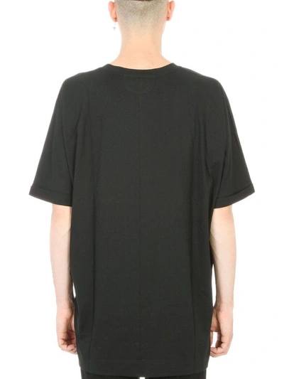 Shop Helmut Lang Oversized Black Cotton T-shirt