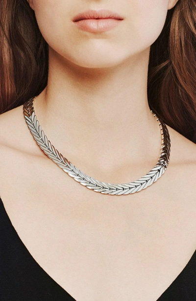 Shop John Hardy 'classic Chain' Chain Collar Necklace In Silver