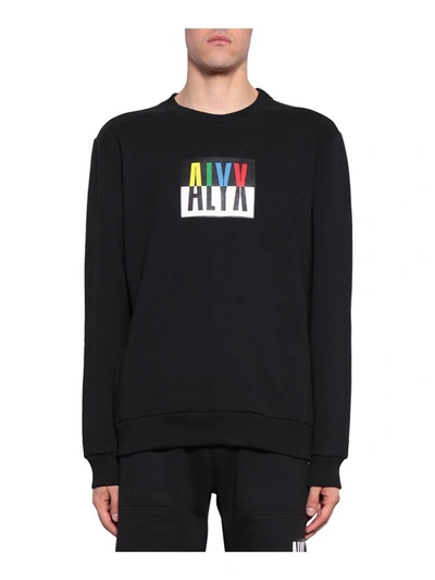 Shop Alyx Cotton Sweatshirt In Nero