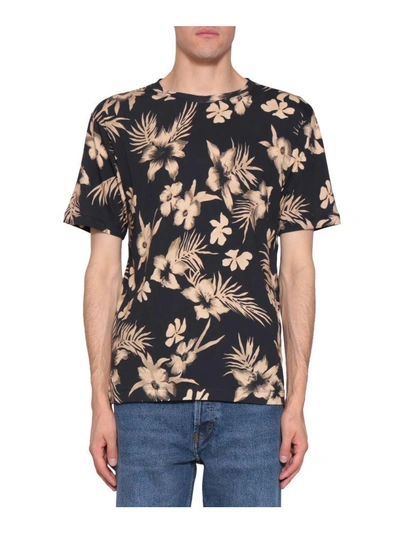 Shop Dries Van Noten Hogue Cotton T-shirt In Nero