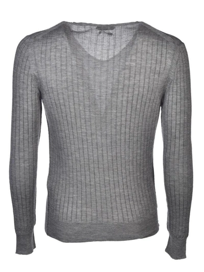 Shop Tom Ford V-neck Sweater In Gray