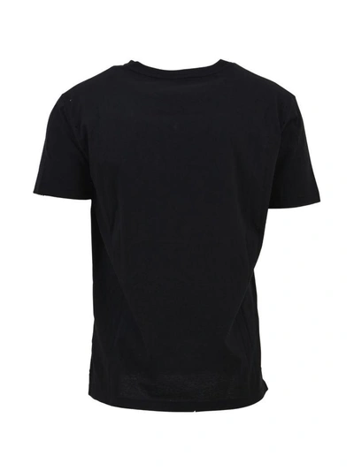 Shop Valentino Printed T-shirt In Black