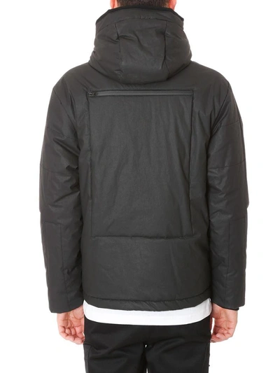 Shop Letasca Black Nylon Down Jacket