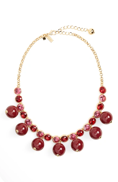 Shop Kate Spade True Colors Bauble Necklace In Pink Multi