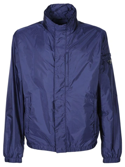 Shop Prada Jacket In Baltico