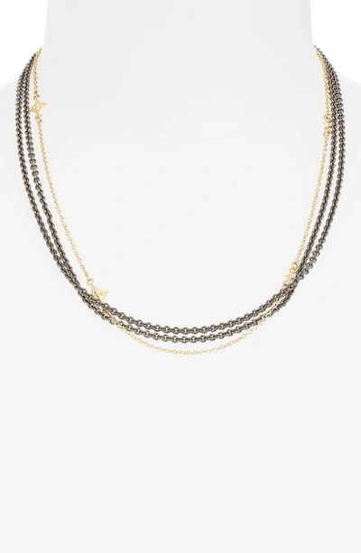 Shop Armenta Old World Crivelli Collar Necklace In Gold
