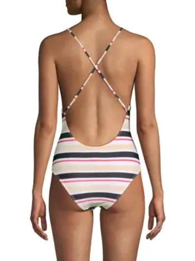 Shop 6 Shore Road Palacial One-piece Swimsuit In Simple Stripe