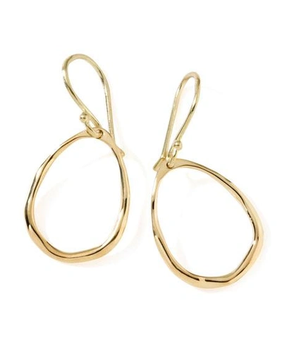 Shop Ippolita 18k Gold Mini Squiggle Open Teardrop Earrings