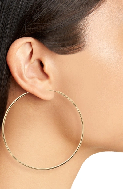Shop Argento Vivo Endless Hoop Earrings In Gold