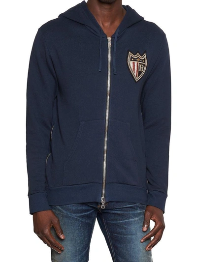 Shop Balmain Sweatshirt In Blue