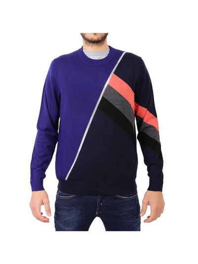 Shop Paul Smith Merino Wool Blend Pullover In Multicolour