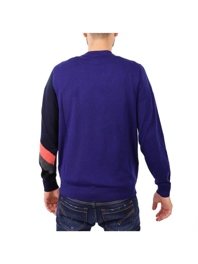 Shop Paul Smith Merino Wool Blend Pullover In Multicolour