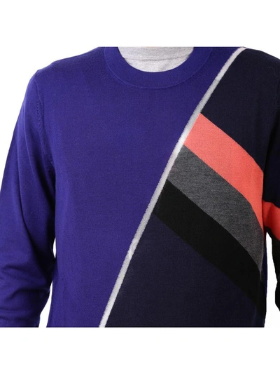 Shop Paul Smith Merino Wool Blend Pullover In Multicolour