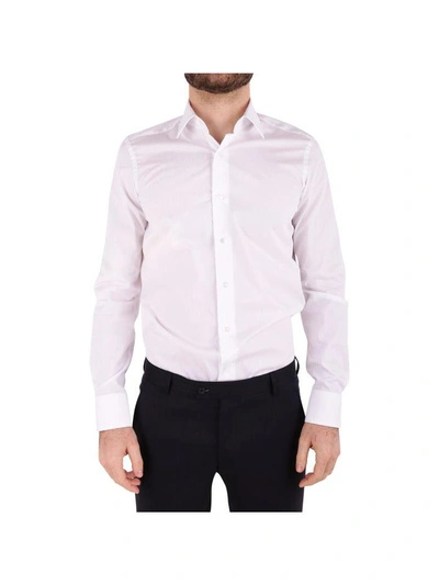 Shop Emanuel Ungaro Cotton Blend Shirt In White