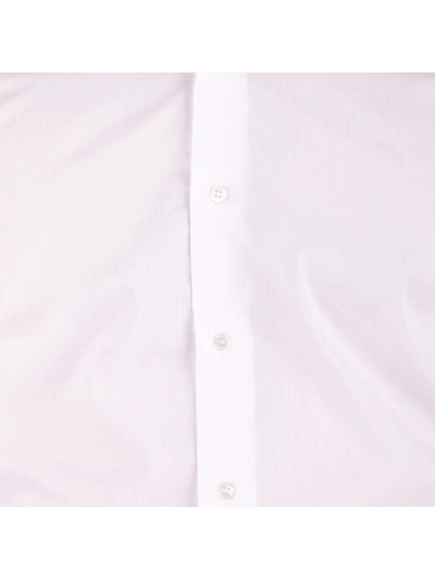 Shop Emanuel Ungaro Cotton Blend Shirt In White