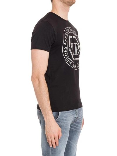 Shop Philipp Plein Teruvo Cotton T-shirt In Black