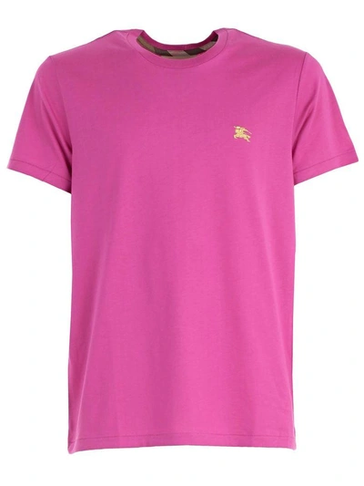 Shop Burberry Top In Bright Pink