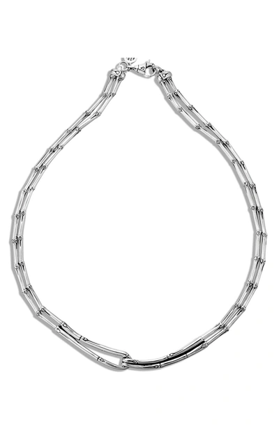 Shop John Hardy 'bamboo' Necklace In Silver