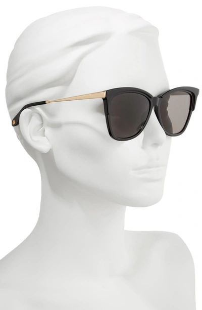 Shop Givenchy 57mm Cat Eye Sunglasses - Black