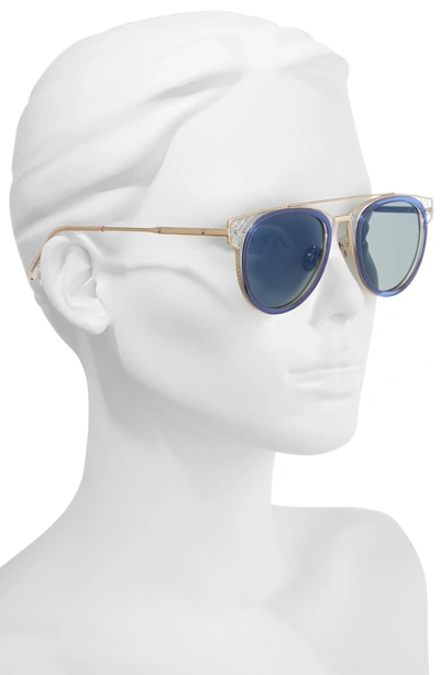 Shop Bottega Veneta 50mm Sunglasses - Blue