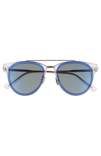 Shop Bottega Veneta 50mm Sunglasses - Blue