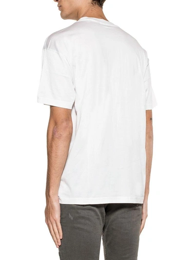 Shop Diesel White Wallace Cotton Jersey T-shirt