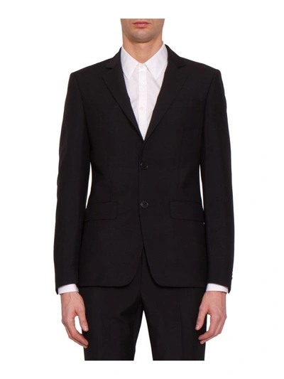 Shop Givenchy Wool And Mohair Suit In Nero