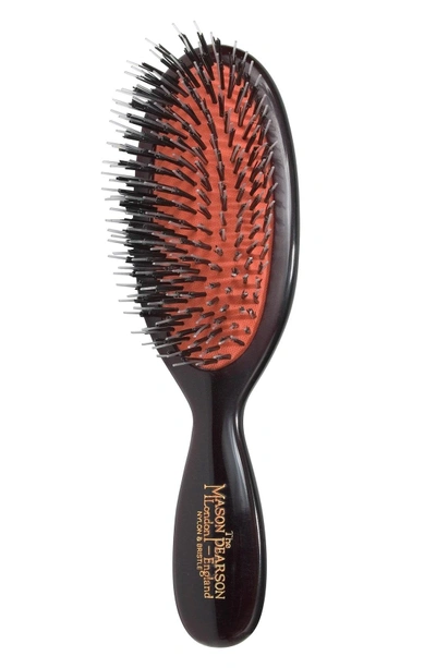 Shop Mason Pearson Popular Mixture Nylon & Boar Bristle Brush For Long Coarse To Normal Hair In Black