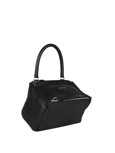 Shop Givenchy Pandora Small Leather Bag In Nero