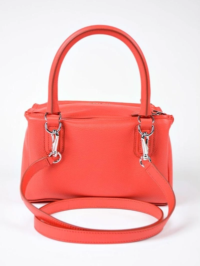Givenchy Small Pandora Tote In Medium Red