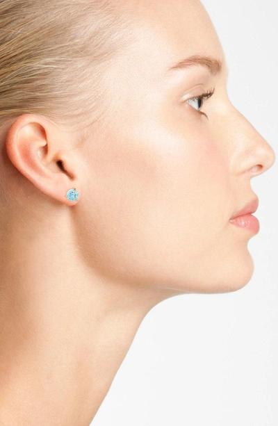 Shop Kate Spade 'rise And Shine' Stud Earrings In Aquamarine