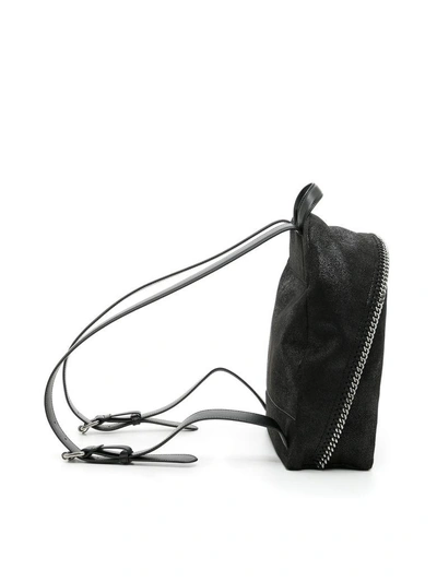 Shop Stella Mccartney Small Falabella Backpack In Blacknero