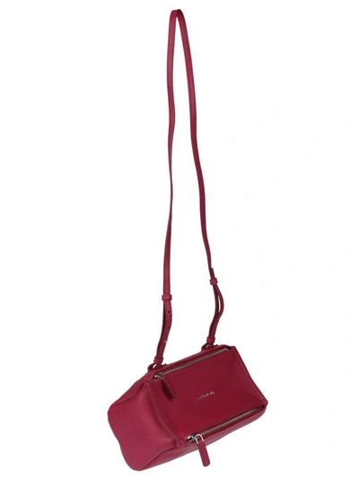 Shop Givenchy Mini Pandora Shoulder Bag In Fuxia