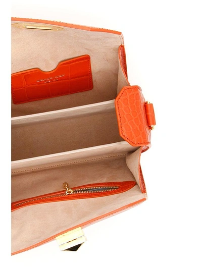 Shop Alexander Mcqueen Box Bag 19 In Bag Box Bag 19 (orange)