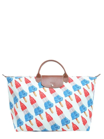 Shop Longchamp Le Pliage Travel Bag In Multicolor